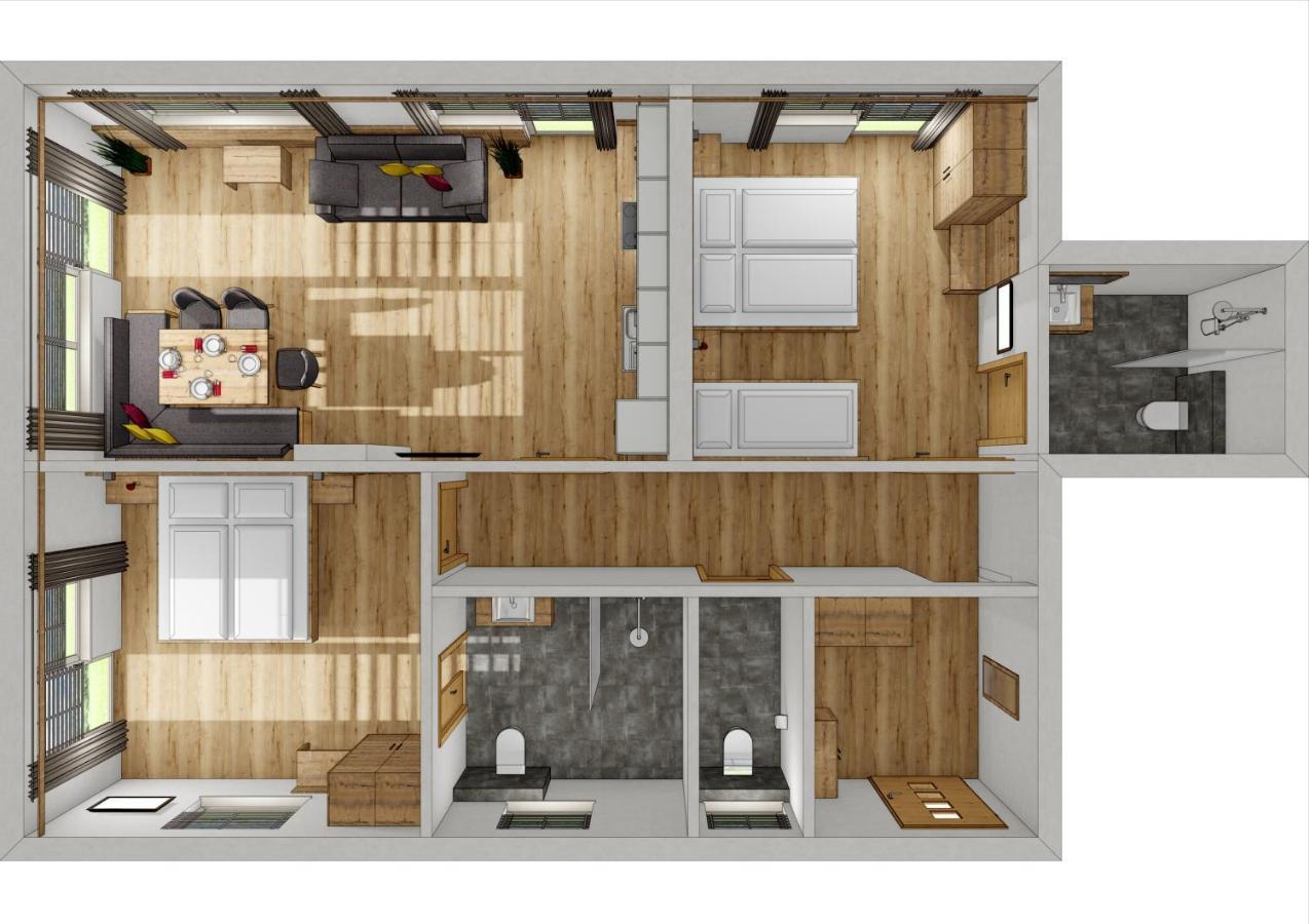 Montepart Zillertal Apartman Hainzenberg Kültér fotó